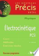 Télécharger le livre libro Electrocinétique Pcsi